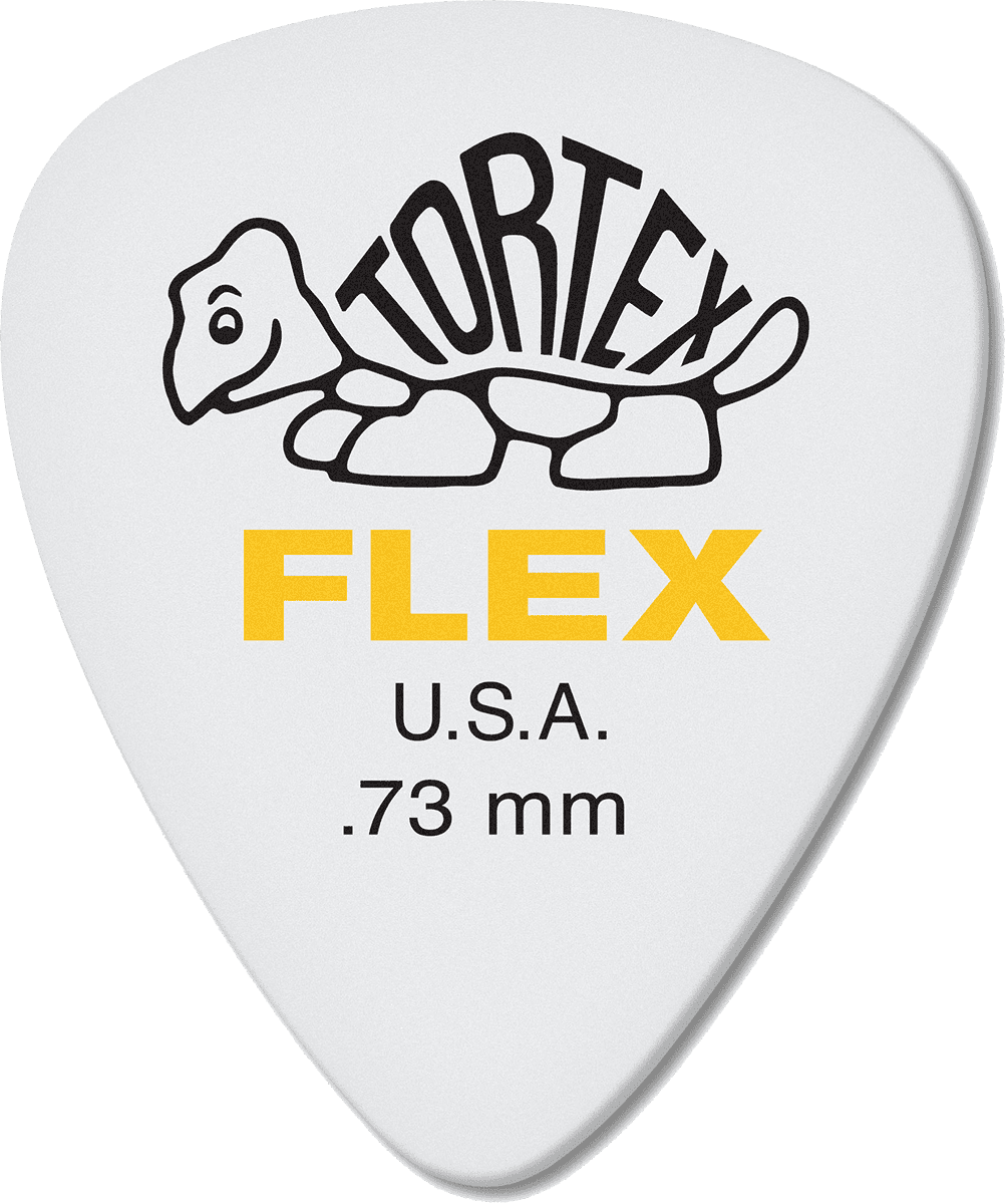 Player’s Pack de 12 médiators Dunlop Tortex Flex Standard 0.73mm 428P73