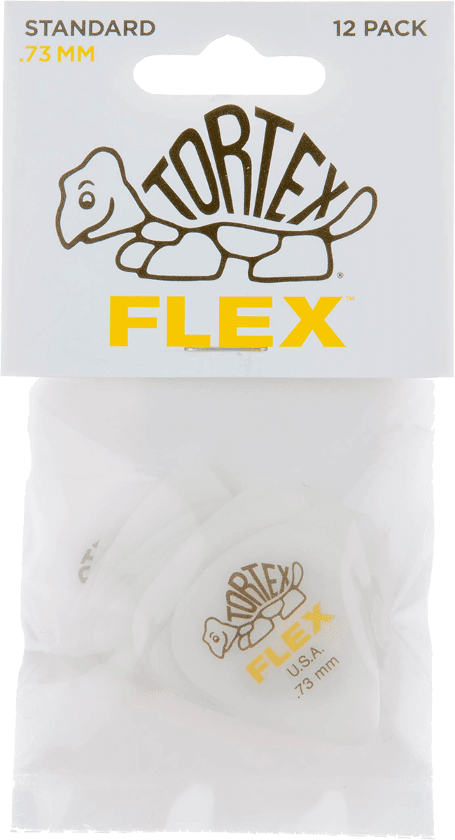 Player’s Pack de 12 médiators Dunlop Tortex Flex Standard 0.73mm 428P73