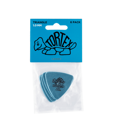 Player’s Pack 6 médiators Dunlop Tortex Triangle 1.00mm 431P100