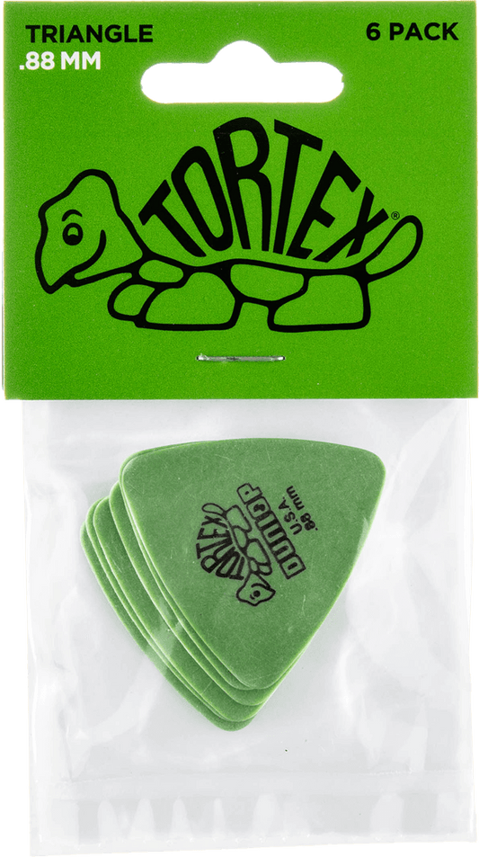Players Pack 6 Médiators Dunlop Tortex Triangle 0.88 mm 431P88