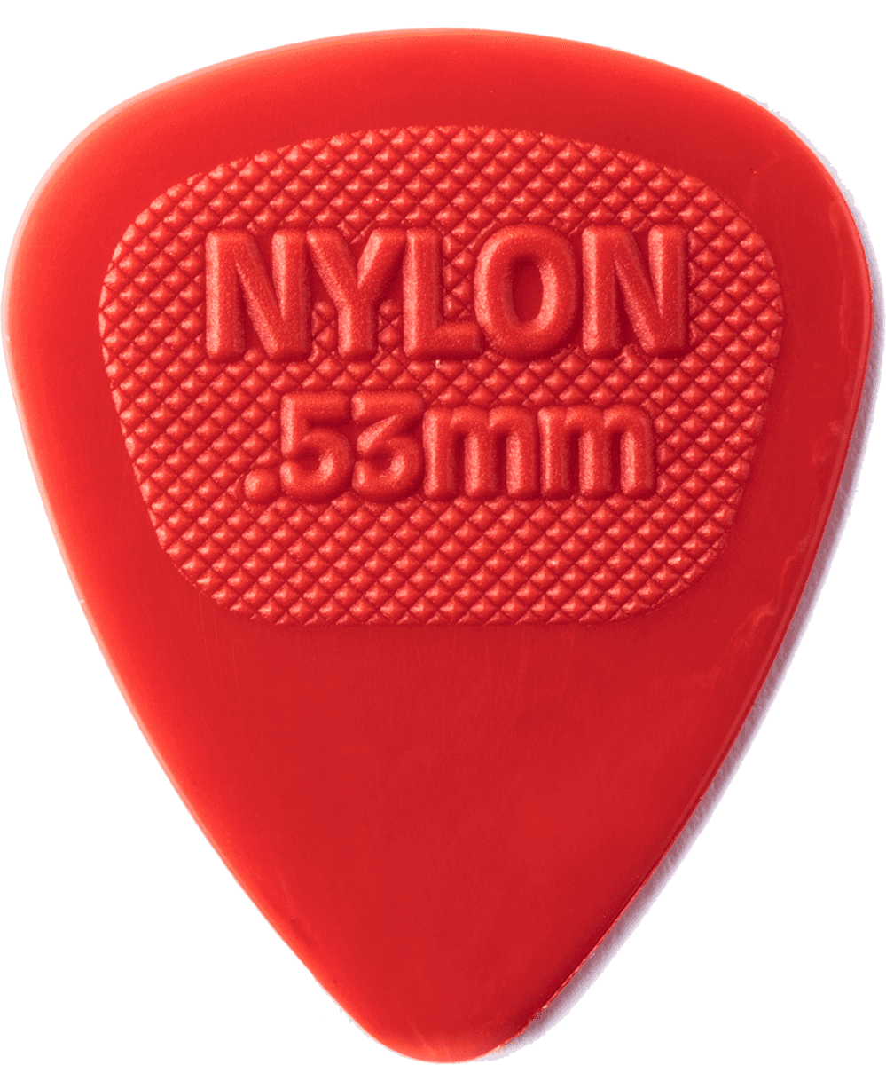 Médiators Dunlop NYLON MIDI 0.53 mm - 443R53 - LOT DE 6