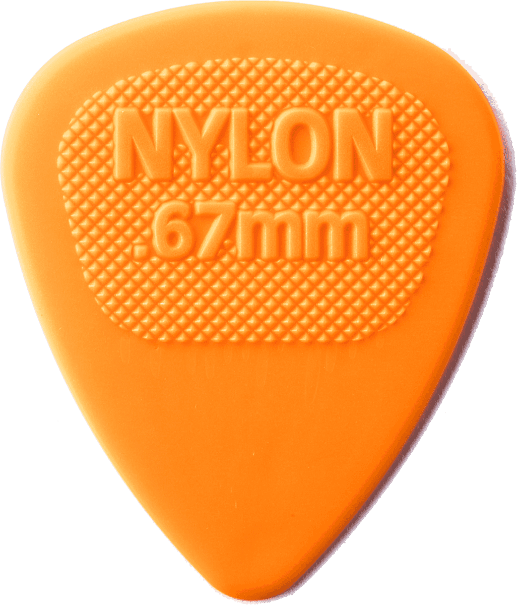 Médiators Dunlop NYLON MIDI 0.67 mm - LOT DE 6
