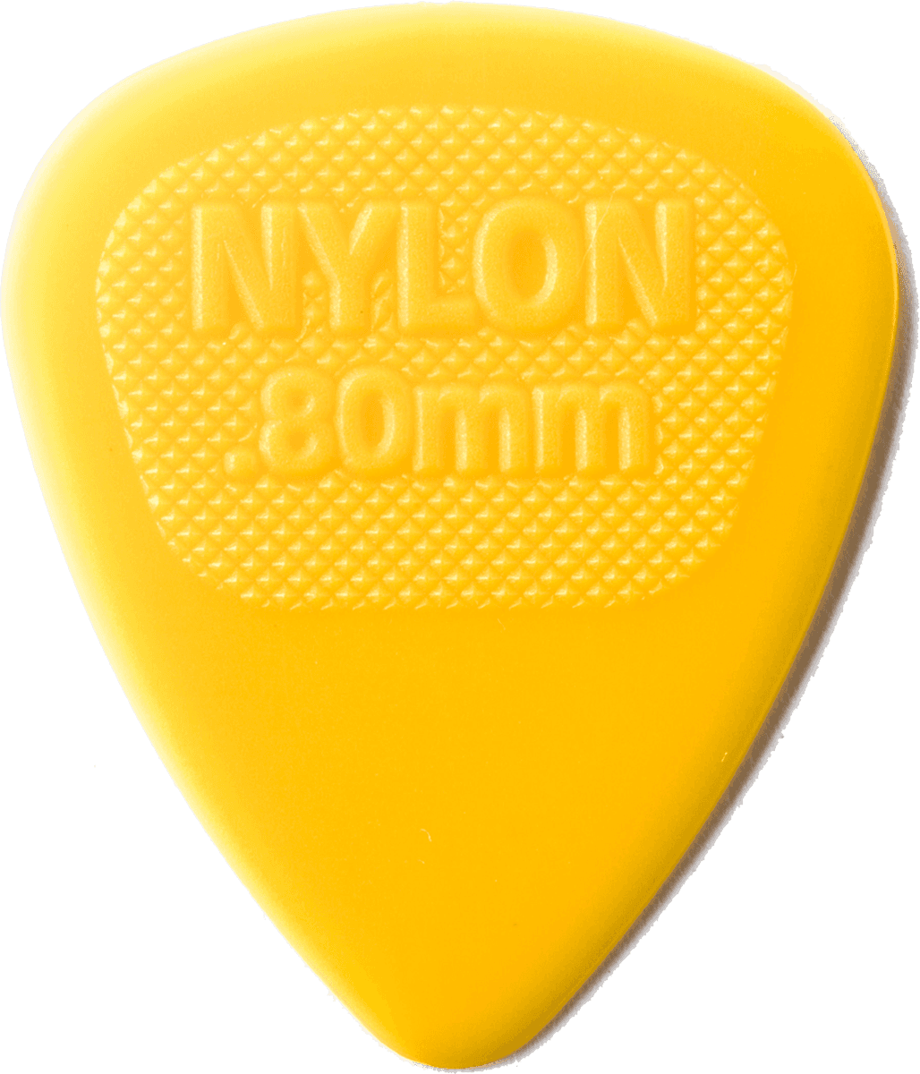Médiators Dunlop NYLON MIDI 0.80 mm - LOT DE 6