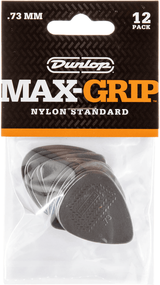 Player’s Pack de 12 médiators Dunlop Nylon Max-Grip 0.73mm 449P73