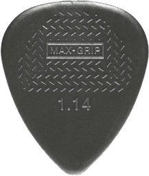 Player’s Pack de 12 médiators Dunlop Nylon Max-Grip 1.14mm 449P114