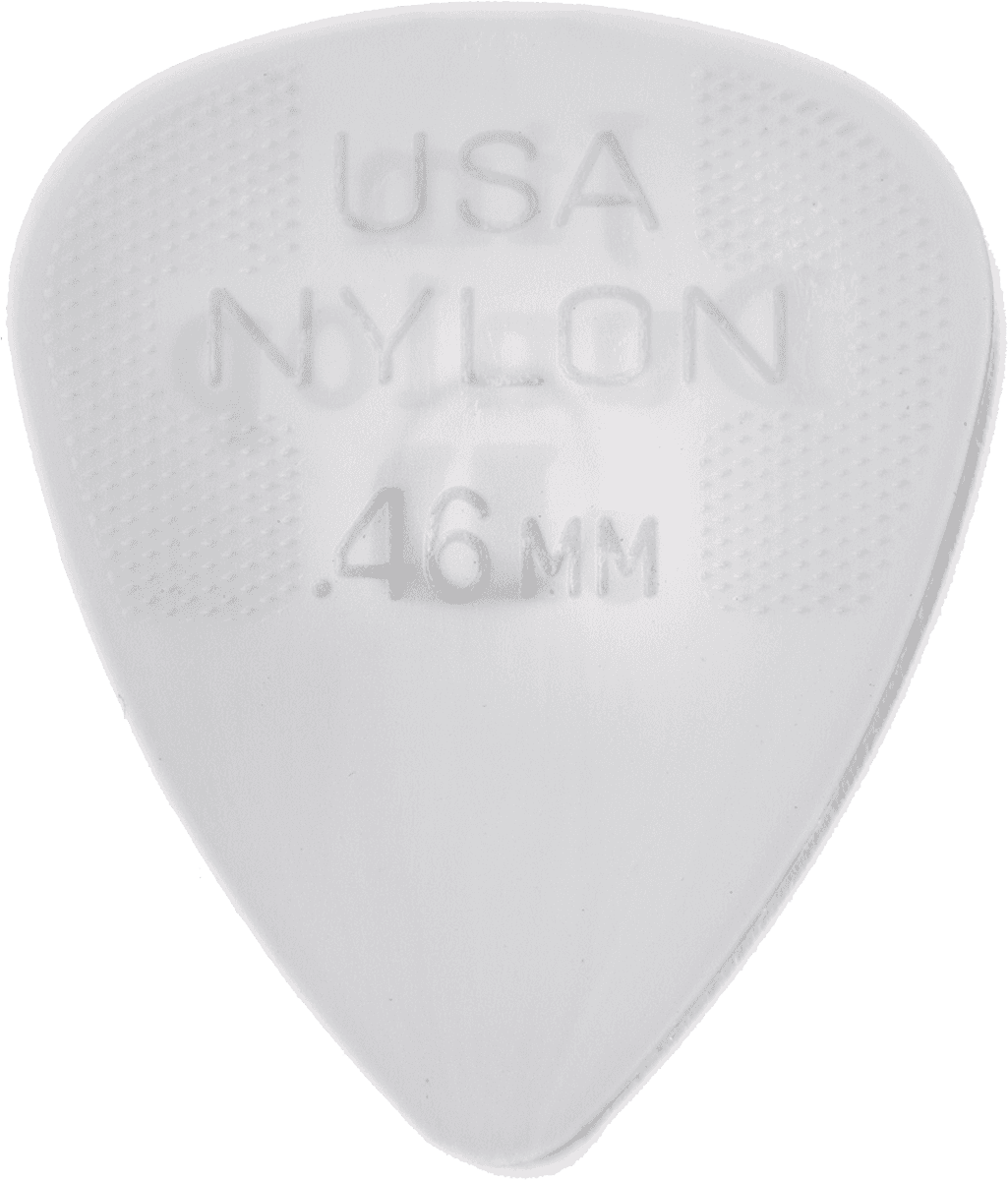 Player’s Pack de 12 médiators Dunlop Nylon Standard 0.46mm 44P46