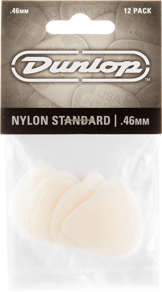 Player’s Pack de 12 médiators Dunlop Nylon Standard 0.46mm 44P46