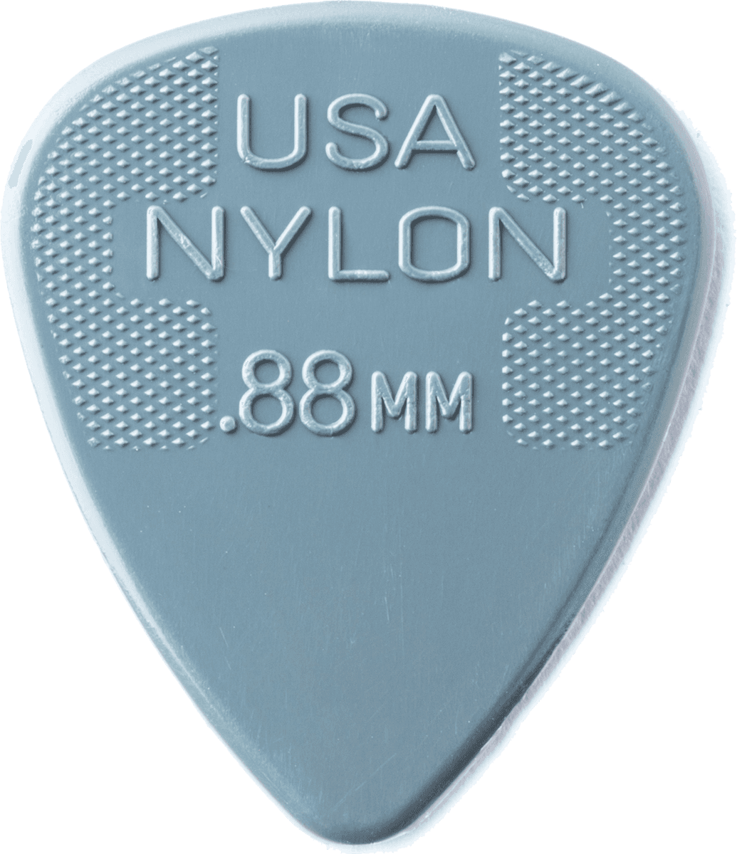 Player’s Pack de 12 médiators Dunlop Nylon Standard 0.88mm 44P88