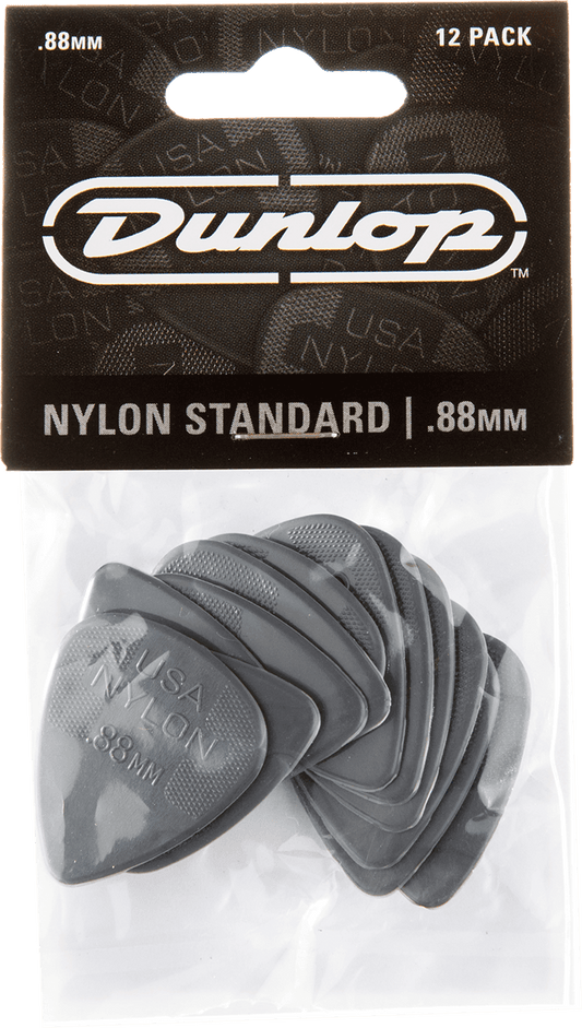 Player’s Pack de 12 médiators Dunlop Nylon Standard 0.88mm 44P88