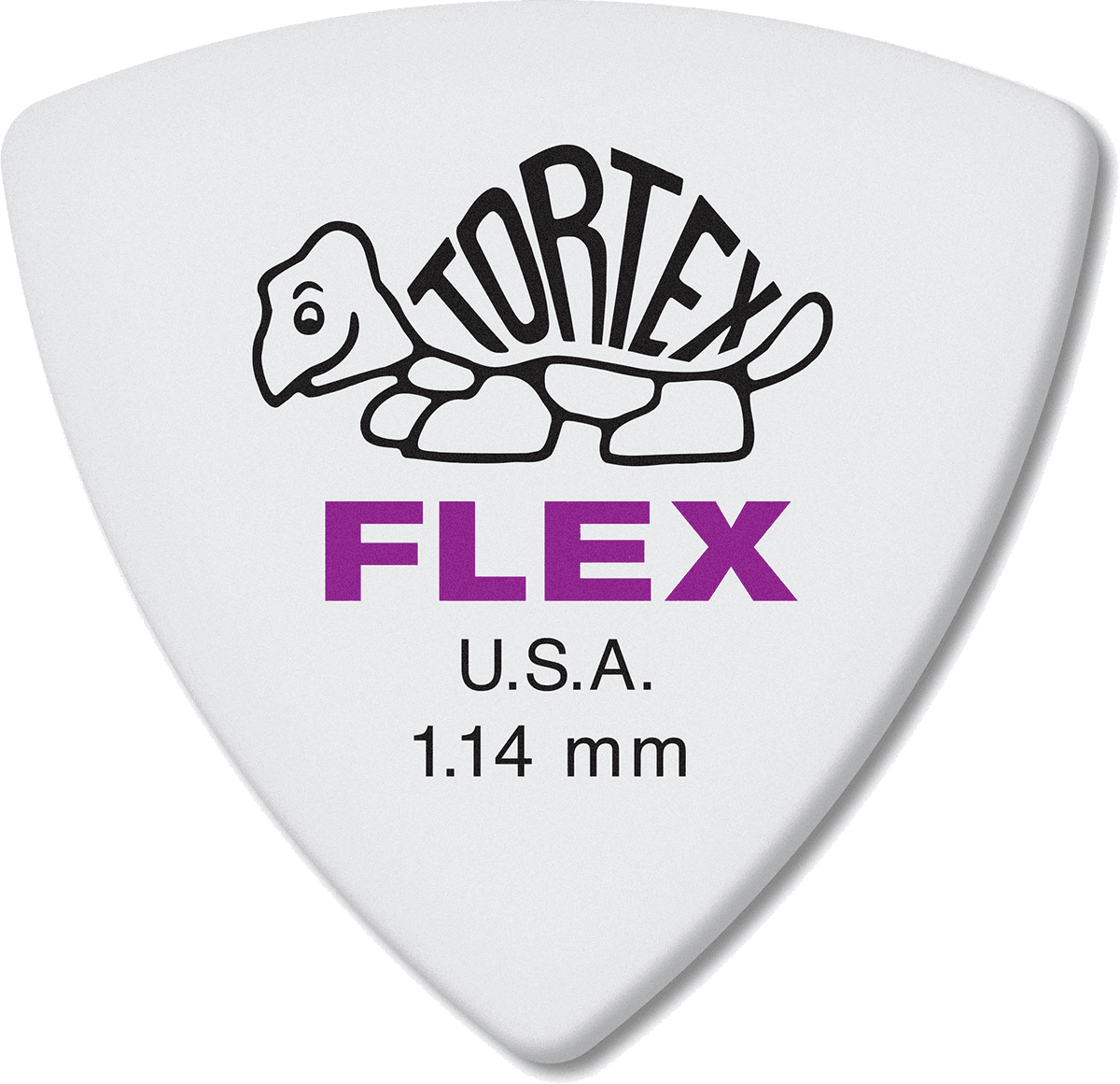 Player’s Pack de 6 médiators Dunlop Tortex Flex Triangle 1.14mm 456P114