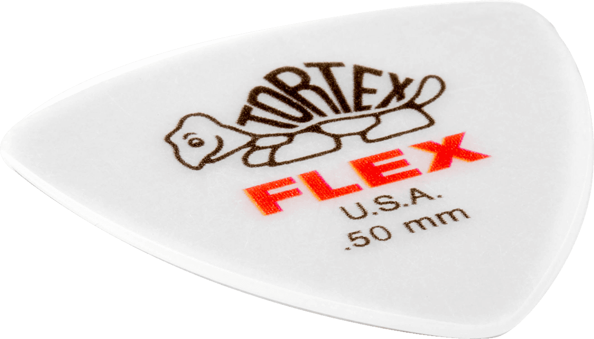 Player’s Pack de 6 médiators Dunlop Tortex Flex Triangle 0.50mm 456P50