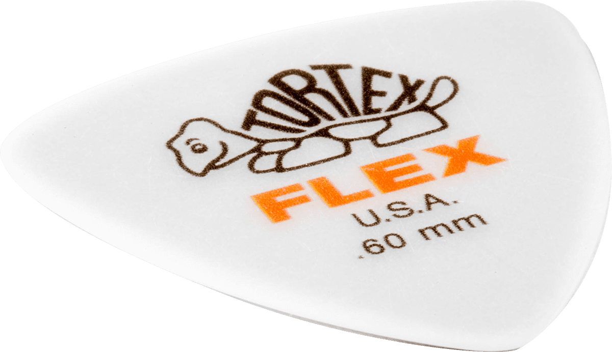 Player’s Pack de 6 médiators Dunlop Tortex Flex Triangle 0.60mm 456P60