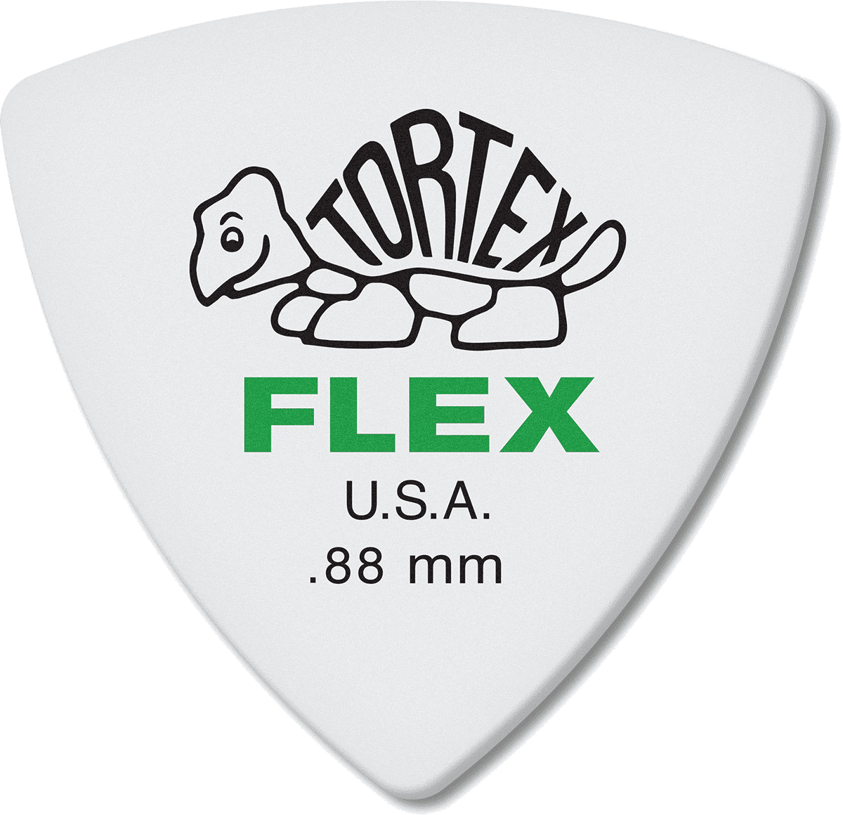 Player’s Pack de 6 médiators Dunlop Tortex Flex Triangle 0.88mm 456P88