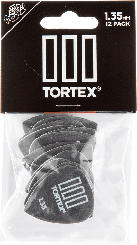 Player’s Pack de 12 Médiators Dunlop Tortex T3 1.35 mm 462P135