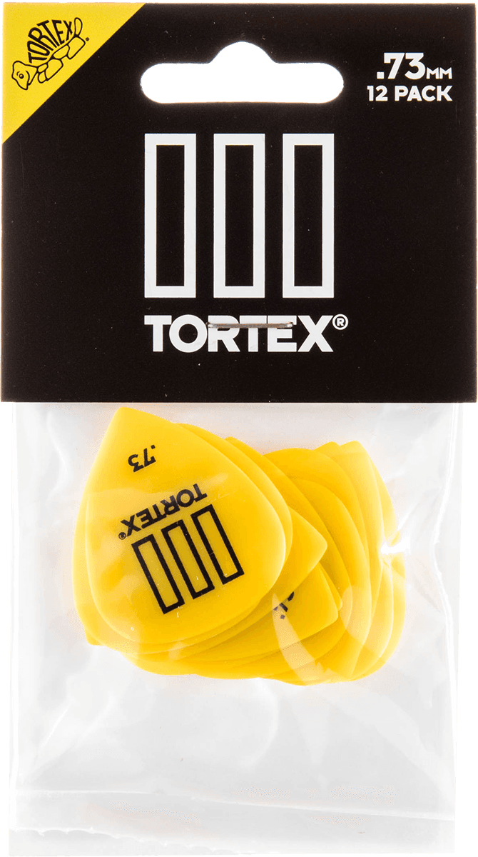 Players Pack de 12 Médiators Dunlop Tortex T3 0.73mm 462P73