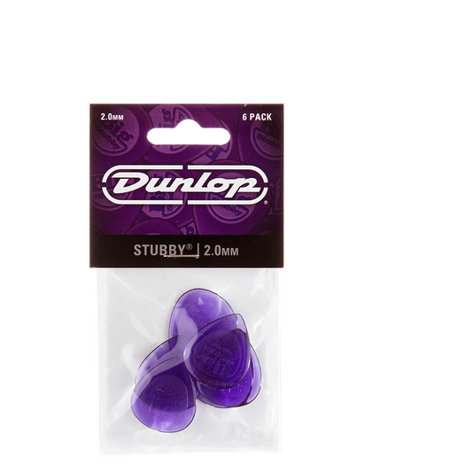 Jim Dunlop Player’s Pack – 6 médiators Stubby Jazz 2.0 mm – 474P200