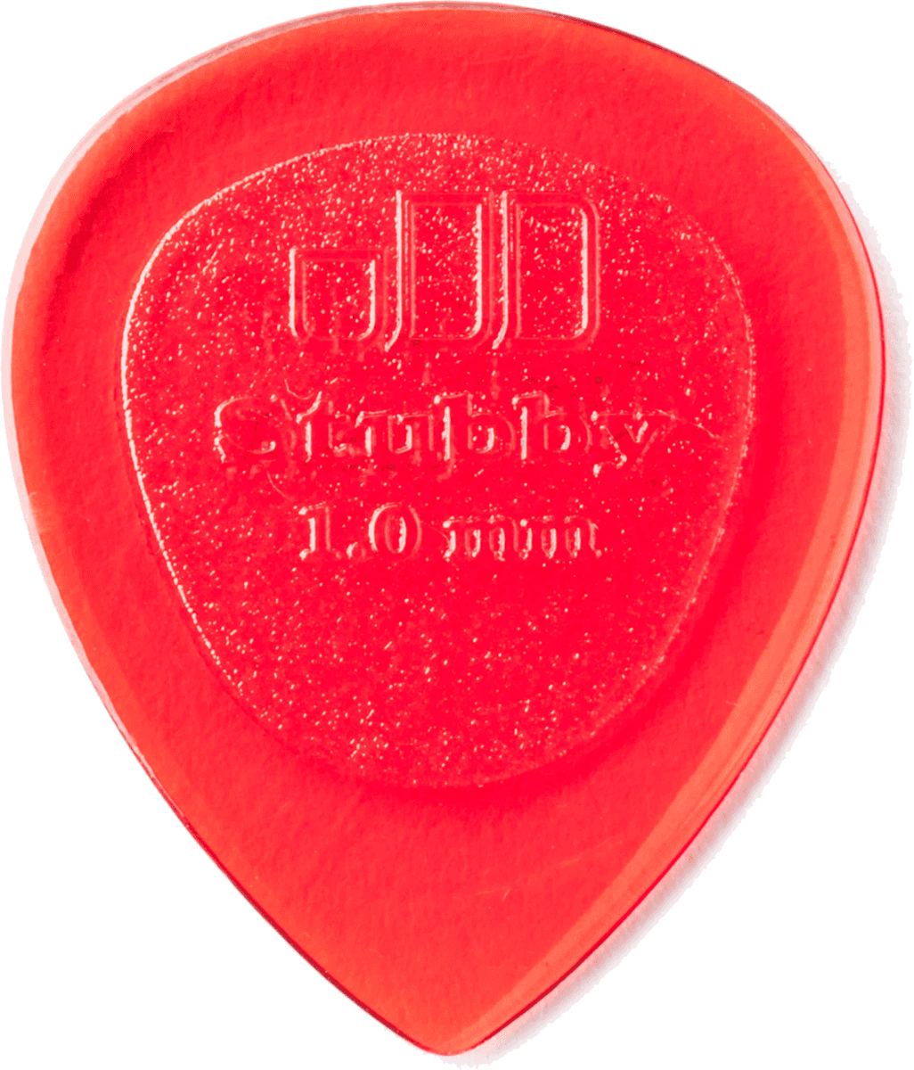 Dunlop 474P100 Player’s Pack – 6 médiators Stubby Jazz 1.0 mm