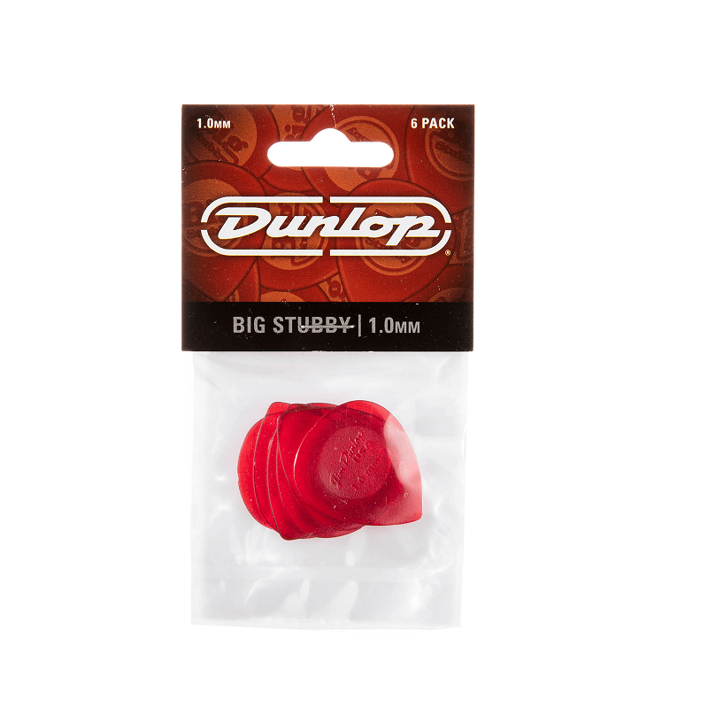 Player’s Pack – 6 médiators Dunlop Big Stubby 1,0 mm - 475P1