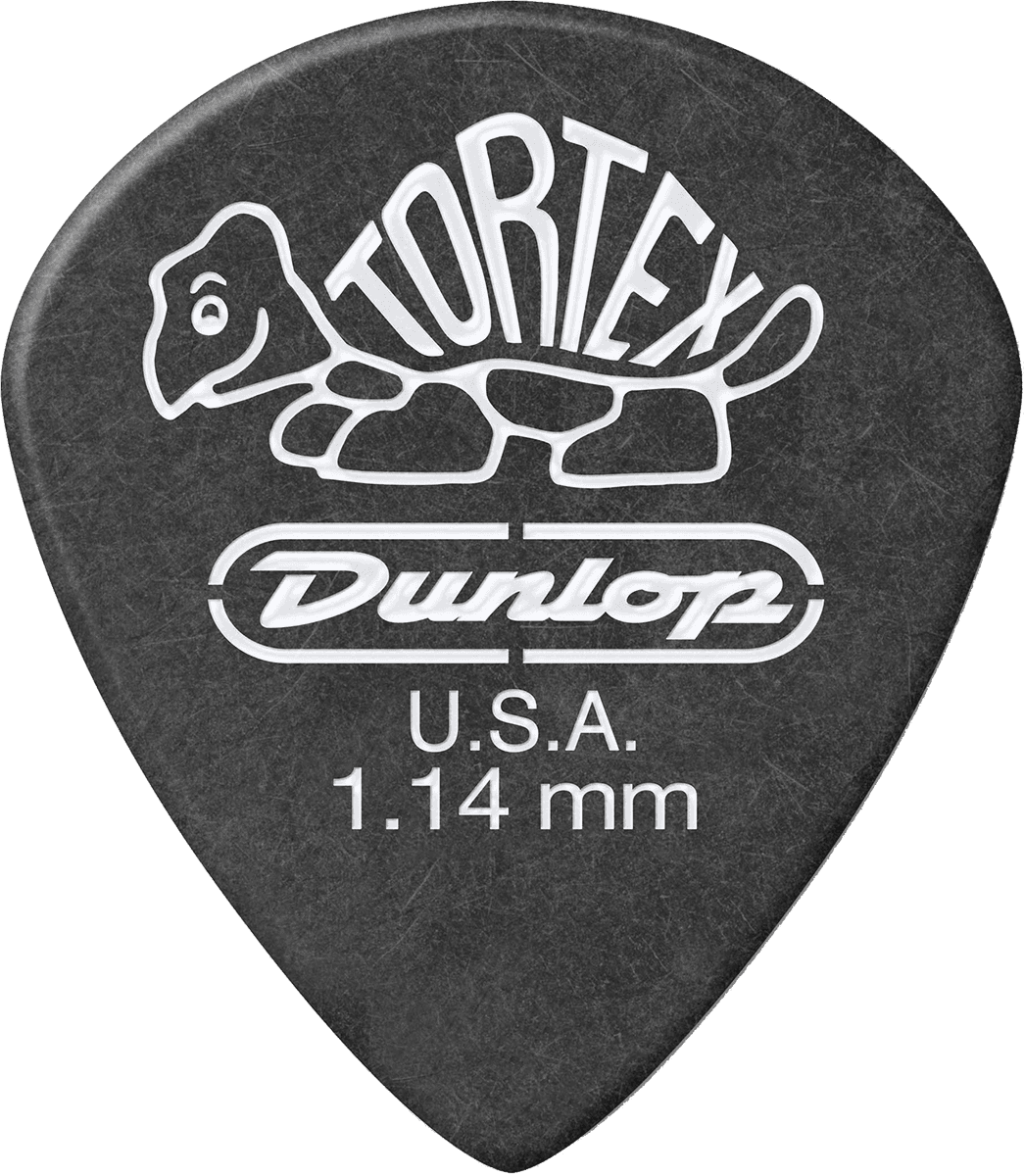 Player’s Pack de 12 médiators Dunlop Tortex Pitch Black Jazz III 1.14 mm 482P114