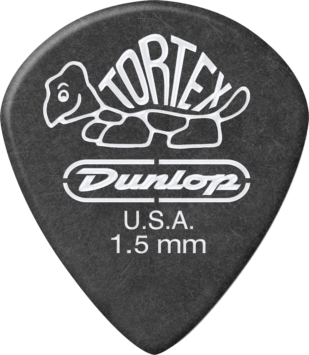 Player’s Pack de 12 médiators Dunlop Tortex Pitch Black Jazz III 1.50 mm 482P150