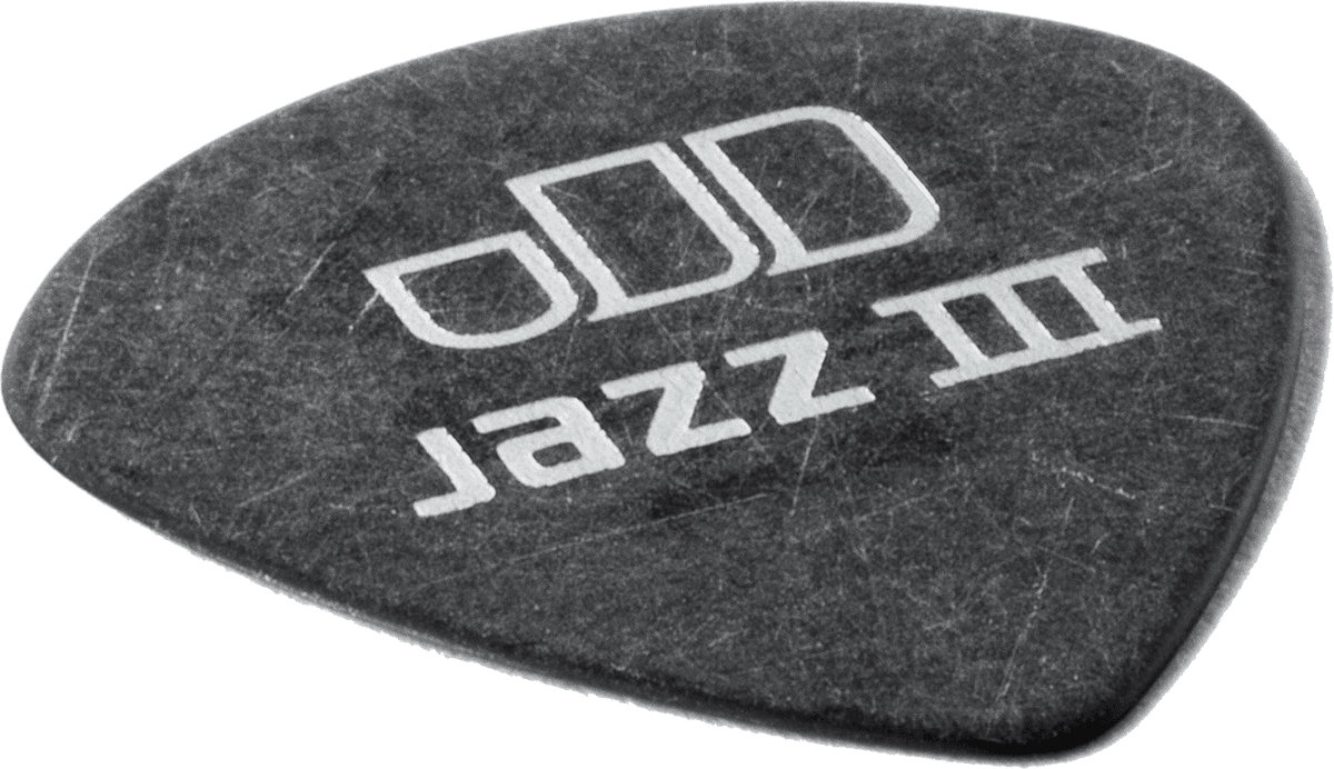 Player’s Pack de 12 médiators Dunlop Tortex Pitch Black Jazz III 0.50 mm 482P50