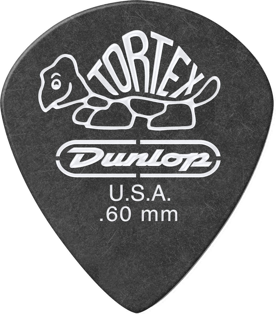 Player’s Pack de 12 médiators Dunlop Tortex Pitch Black Jazz III 0.60 mm 482P60