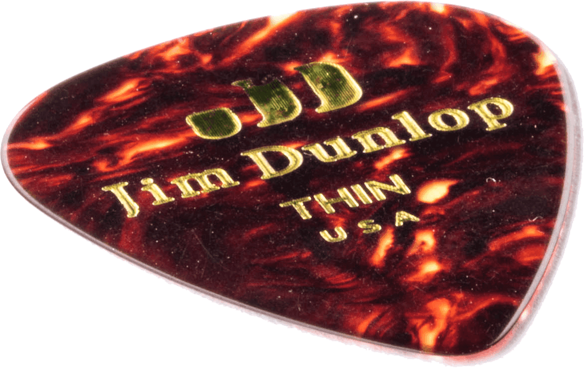 MEDIATOR CELLULOID DUNLOP ECAILLE THIN - .LOT DE 6