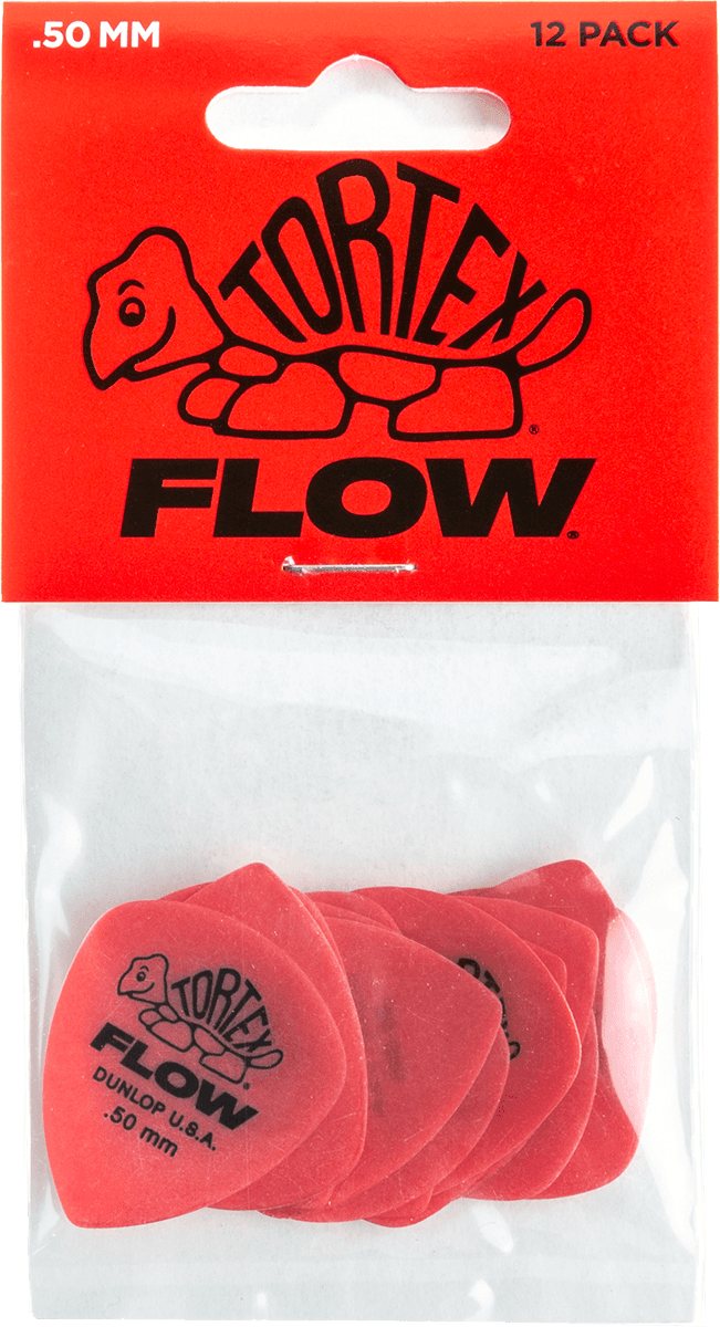 Player’s Pack 12 Médiators Dunlop Tortex Flow 0.50mm 558P050