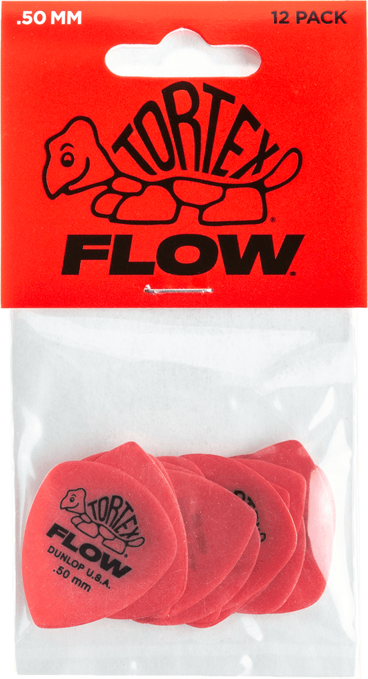 Player’s Pack 12 Médiators Dunlop Tortex Flow 0.50mm 558P050
