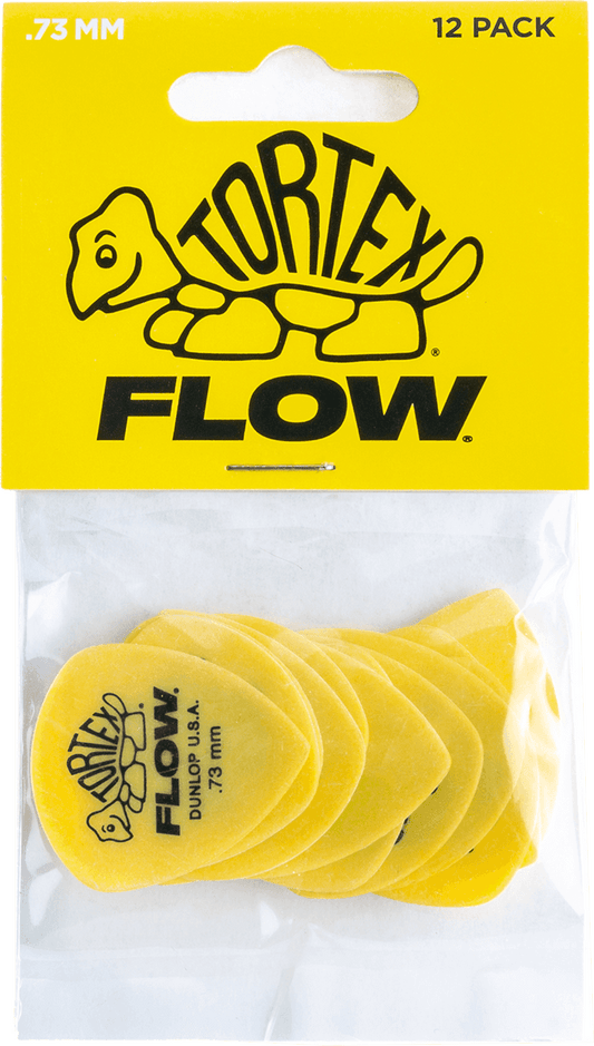 Player’s Pack 12 médiators Dunlop Tortex Flow 0.73mm 558P073