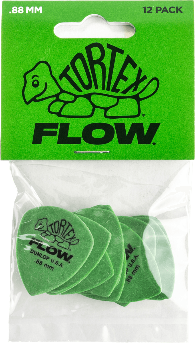 Player’s Pack 12 médiators Dunlop Tortex Flow 0.88mm 558P088