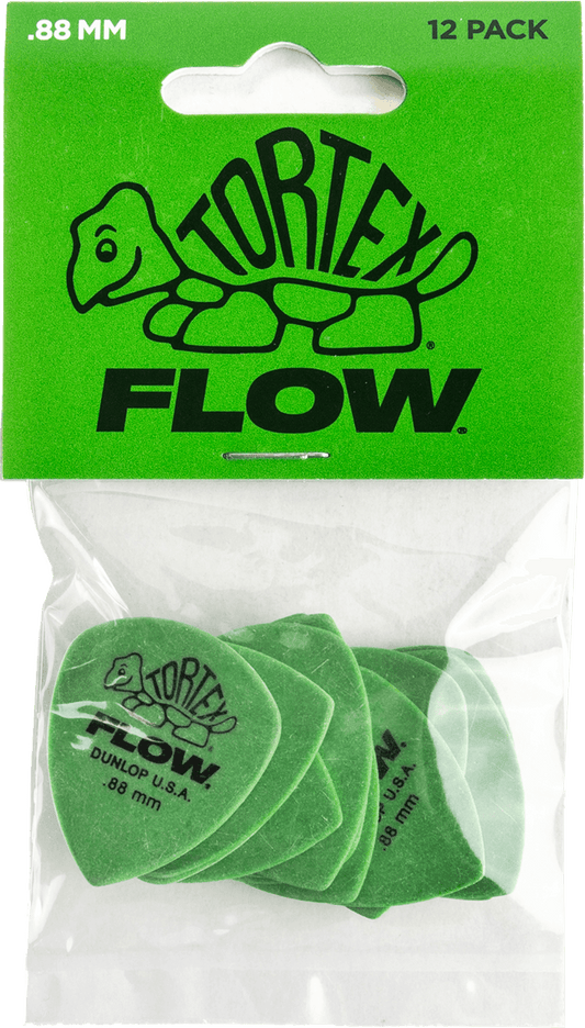 Player’s Pack 12 médiators Dunlop Tortex Flow 0.88mm 558P088