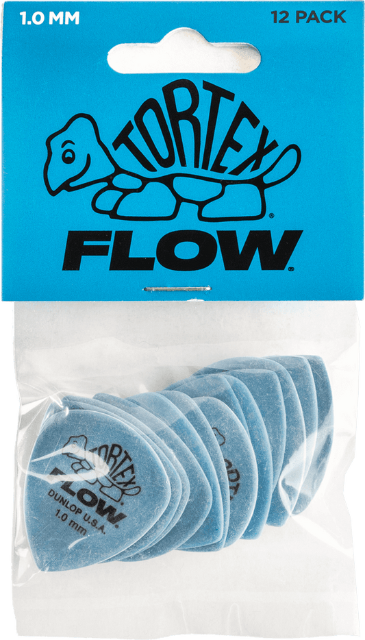 Player’s Pack 12 médiators Dunlop Tortex Flow 1.00mm 558P100