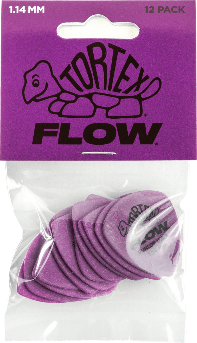 Player’s Pack 12 Médiators Dunlop Tortex Flow 1.14mm 558P114