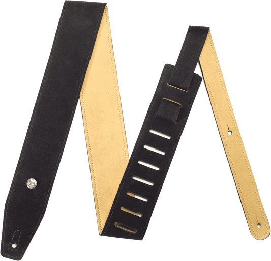 Jim Dunlop BMF-S01 – Courroie guitare cuir noire