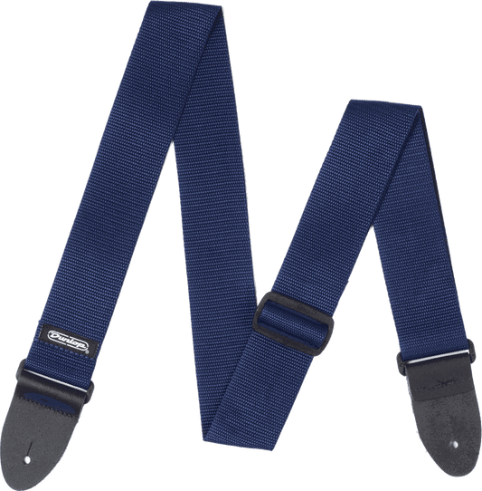 Jim Dunlop D07-01NV – Courroie guitare polypropylène Navy Blue