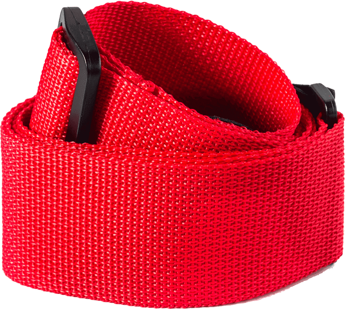 Jim Dunlop D07-01RD – Courroie guitare polypropylène rouge