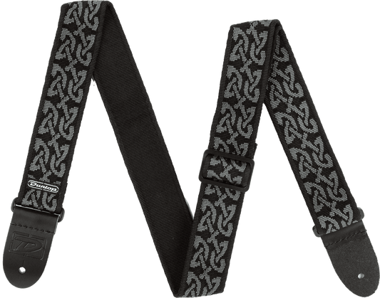 Courroie guitare Dunlop Jacquard Celtic Grey D3814GY