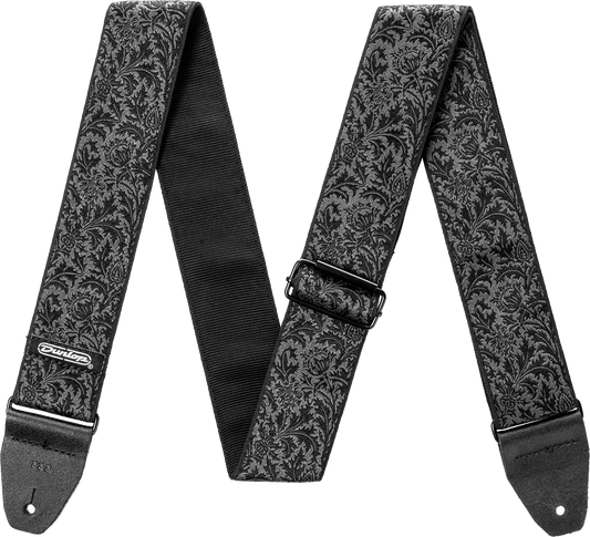 Courroie guitare Dunlop Jacquard Black Thistle D6714