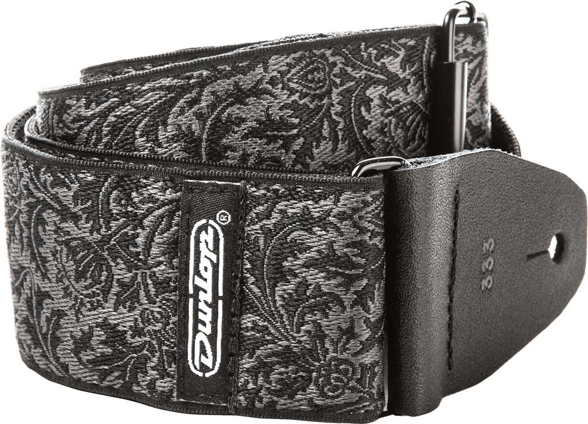 Courroie guitare Dunlop Jacquard Black Thistle D6714