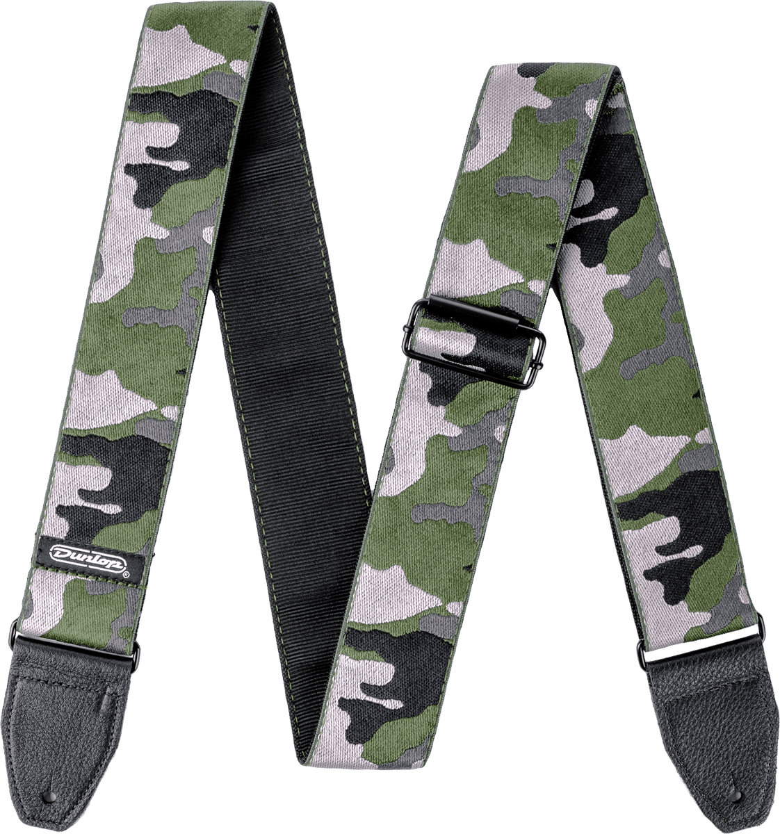 Courroie guitare Dunlop Jacquard Ranger Green D6716