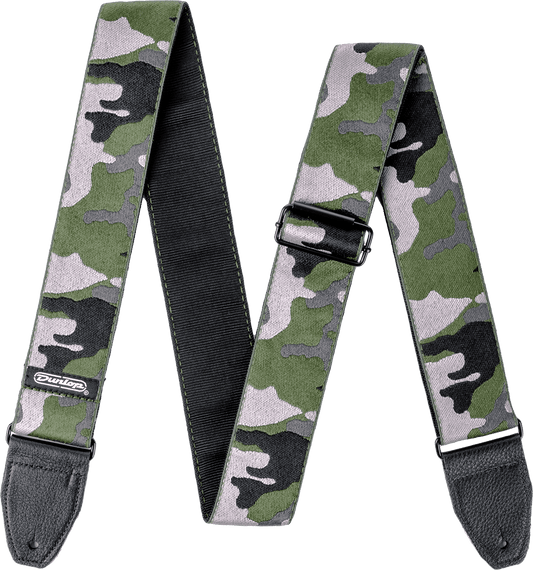 Courroie guitare Dunlop Jacquard Ranger Green D6716