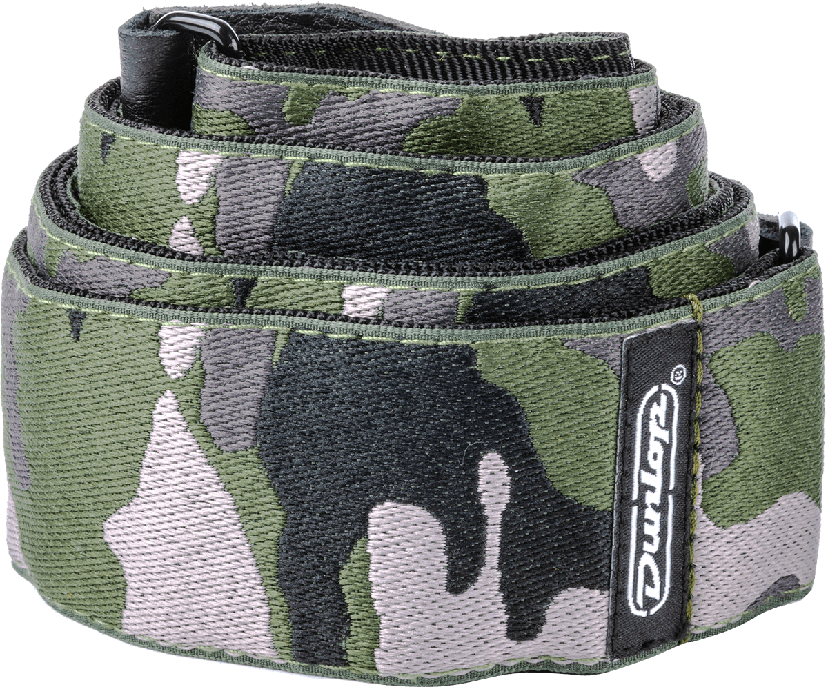 Courroie guitare Dunlop Jacquard Ranger Green D6716