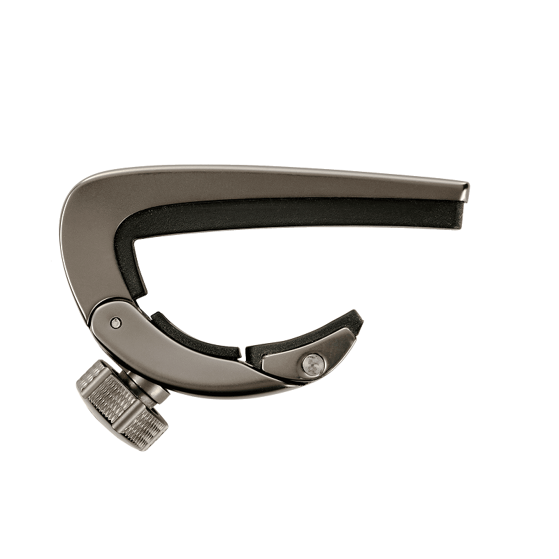 Capodastre guitare acoustique Dunlop Pivot Capo Gun Metal Black DPCGM