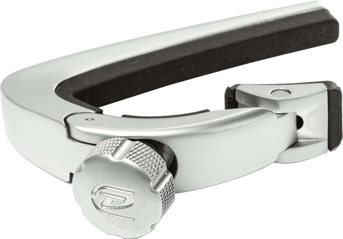 Capodastre guitare acoustique Dunlop Pivot Capo Satin Chrome DPCSC