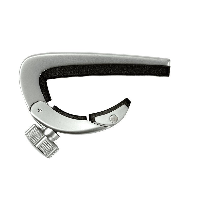Capodastre guitare acoustique Dunlop Pivot Capo Satin Chrome DPCSC