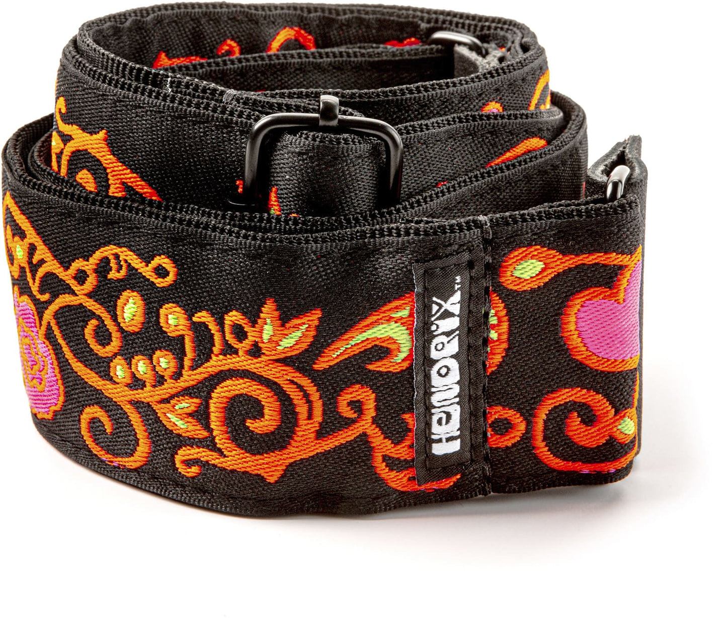 Jim Dunlop JH23 Jimi Hendrix Blacklight Monterey Orange – Courroie guitare