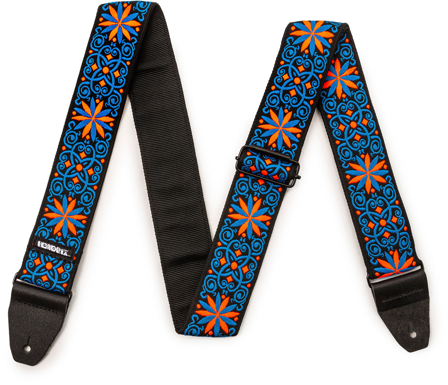 Jim Dunlop JH25 Jimi Hendrix Blacklight Fillmore Blue Strap – Courroie guitare