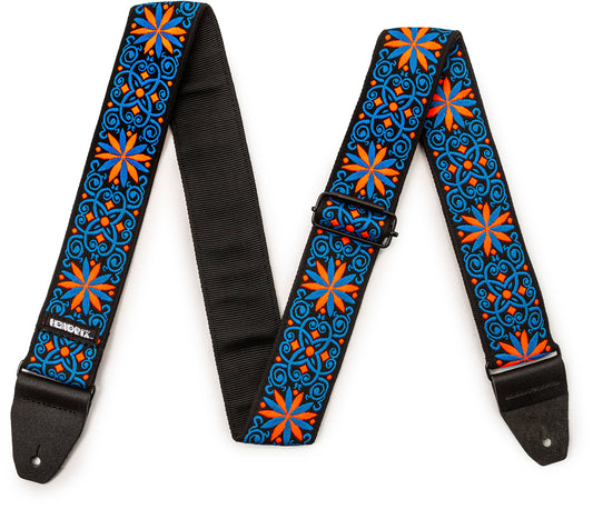 Jim Dunlop JH25 Jimi Hendrix Blacklight Fillmore Blue Strap – Courroie guitare