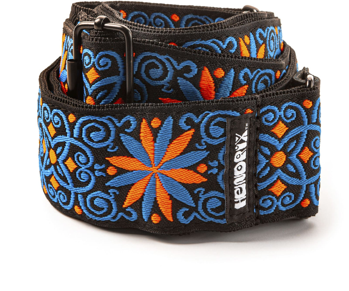 Jim Dunlop JH25 Jimi Hendrix Blacklight Fillmore Blue Strap – Courroie guitare